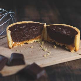 Salted Caramel and Chocolate Ganache Tart