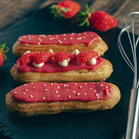 Strawberry Eclairs